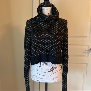 Cropped Turtleneck Sweater